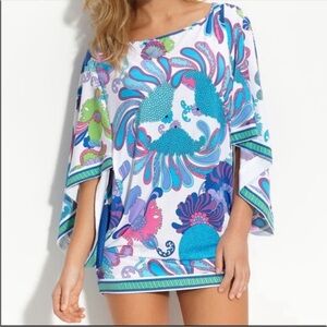 Trina Turk “Caprice” Swim Cover Up Tunic Dress